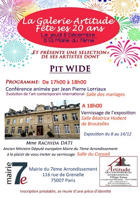 8. Dez .À la Marie 7ème Arrond.PARIS Patronat RACHIDA DATI